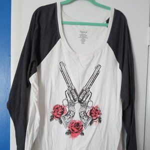 Baseball style shirt from Torrid